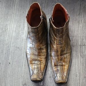 Men's Brown Leather Ankle Boots
